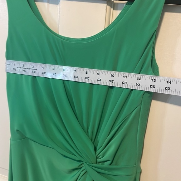 Lauren Ralph Lauren Green twist front dress size 6 - Picture 6 of 10